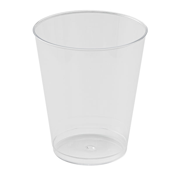 Restaurantware Chef 101 7 Oz Clear Plastic Tumbler - 2 3/4" X 2 3/4" X 3 1/4" - 500 Count Box