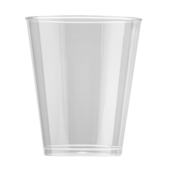Restaurantware Chef 101 7 Oz Clear Plastic Tumbler - 2 3/4" X 2 3/4" X 3 1/4" - 500 Count Box