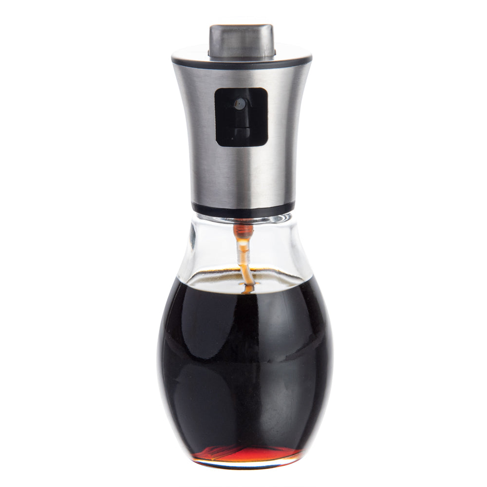 restaurantware Chef 101 7 oz Glass Oil Sprayer - 2 3/4" x 2 3/4" x 6 3/4" - 1 count box