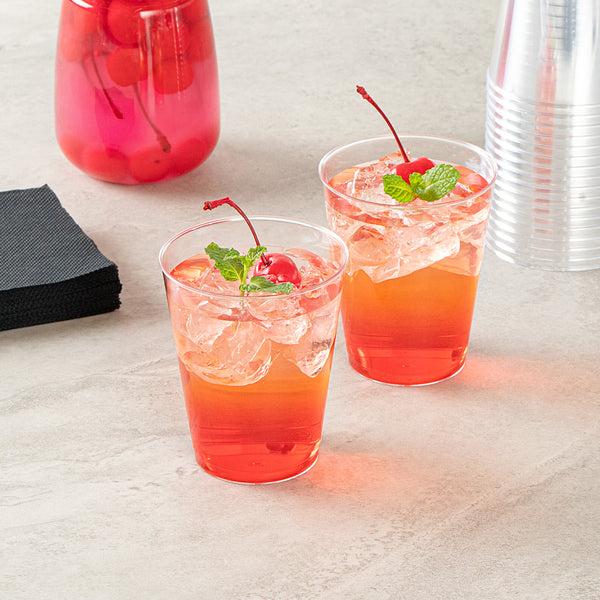 Restaurantware Chef 101 8 Oz Clear Plastic Tumbler - 3" X 3" X 3 1/4" - 500 Count Box