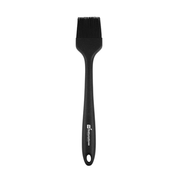 Restaurantware Chef 101 Black Silicone Pastry And Basting Brush - 10 1/4" X 1 3/4" X 3/4" - 1 Count Box