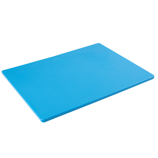 Restaurantware Chef 101 Blue Plastic Cutting Board - 20" X 15" - 10 Count Box