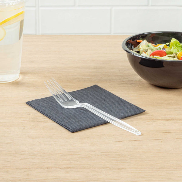 Restaurantware Chef 101 Clear Plastic Fork - 7" X 1" X 1/2" - 250 Count Box