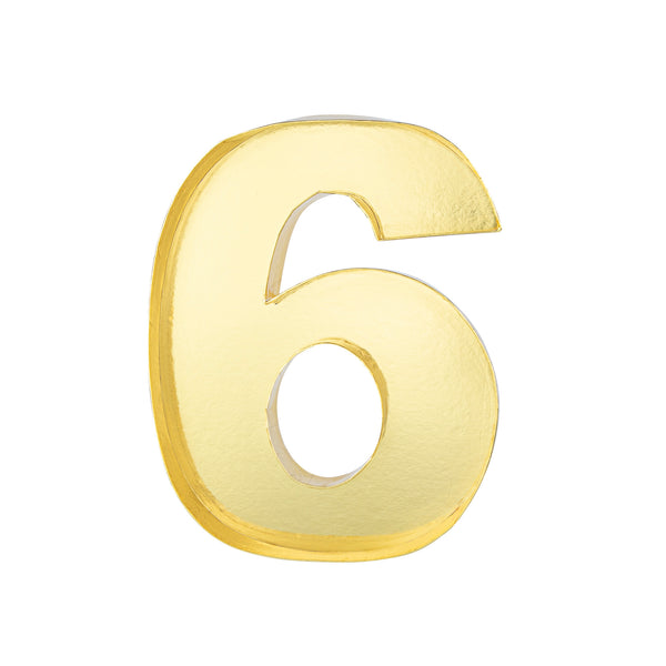 Restaurantware Chef 101 Gold Paper Charcuterie Fillable Number 6 Tray - 12" X 10" X 1 1/2" - 1 Count Box