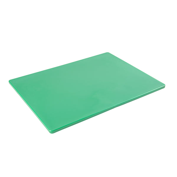 Restaurantware Chef 101 Green Plastic Cutting Board - 20" X 15" - 10 Count Box