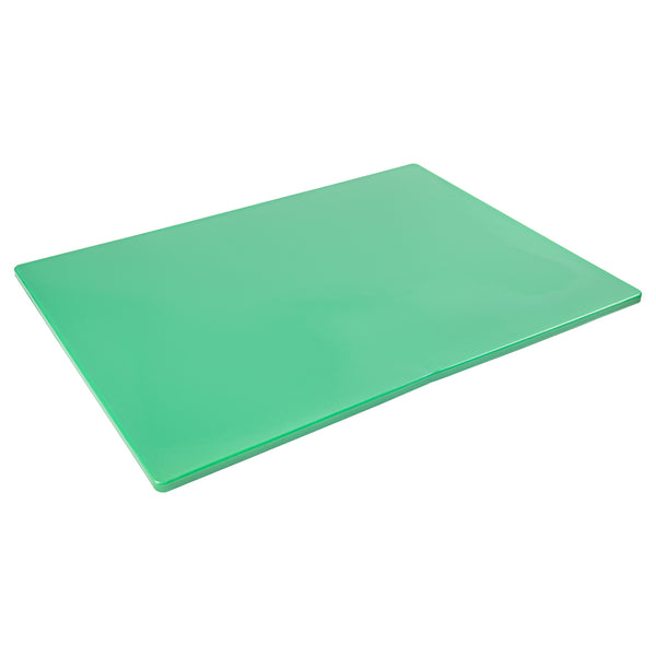 Restaurantware Chef 101 Green Plastic Cutting Board - 24" X 18" - 10 Count Box