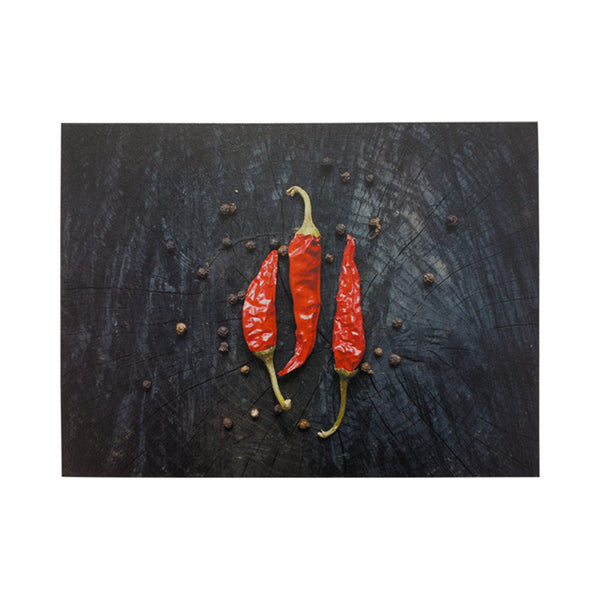 Restaurantware Chef 101 Rectangle Hot Chilly Paper Placemat - Semi-Disposable 10 Uses - 11 3/4" X 15 3/4" - 12 Count Box