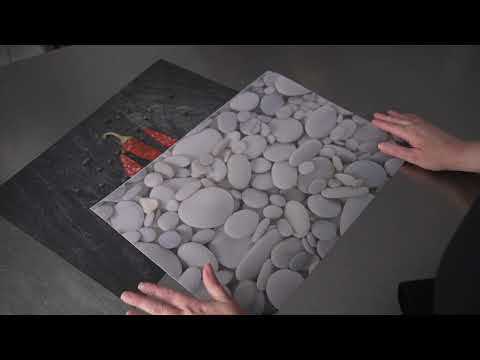 Restaurantware Chef 101 Rectangle River Stone Paper Placemat - Semi-Disposable 10 Uses - 11 3/4" X 15 3/4" - 12 Count Box