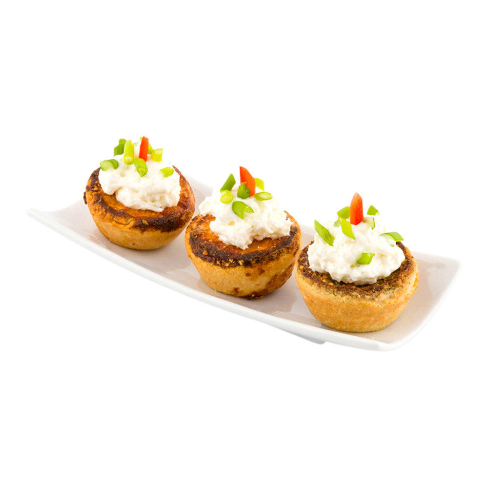 restaurantware Chef 101 Rectangle White Porcelain Shinto Plate - 6" x 2 1/2" x 1" - 10 count box