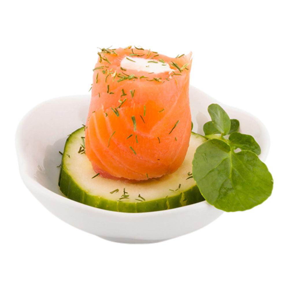 restaurantware Chef 101 Round White Porcelain Mini Le Fleur Dish - 3" x 3" x 1" - 10 count box