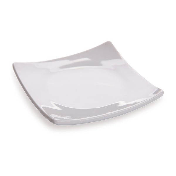 Restaurantware Chef 101 Square White Porcelain Mini Volare Dish - 3" X 3" X 1/2" - 10 Count Box