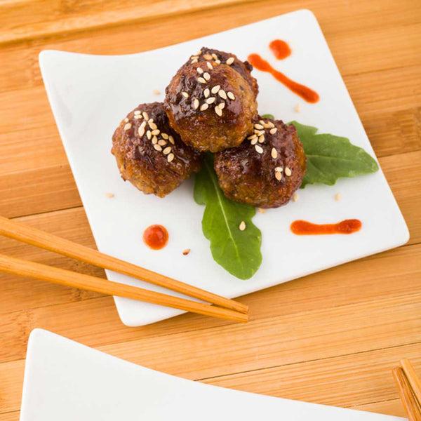 Restaurantware Chef 101 Square White Porcelain Modern Flare Plate - 4" X 4" X 1" - 10 Count Box