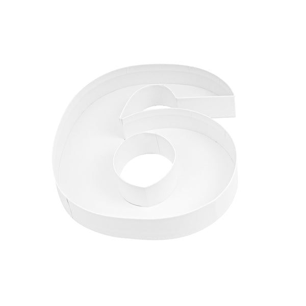 Restaurantware Chef 101 White Paper Charcuterie Fillable Number 6 Tray - 12" X 10" X 1 1/2" - 1 Count Box