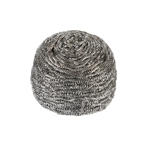 Restaurantware Clean Tek Professional 100g Stainless Steel Scrubber - 100 Count Box
