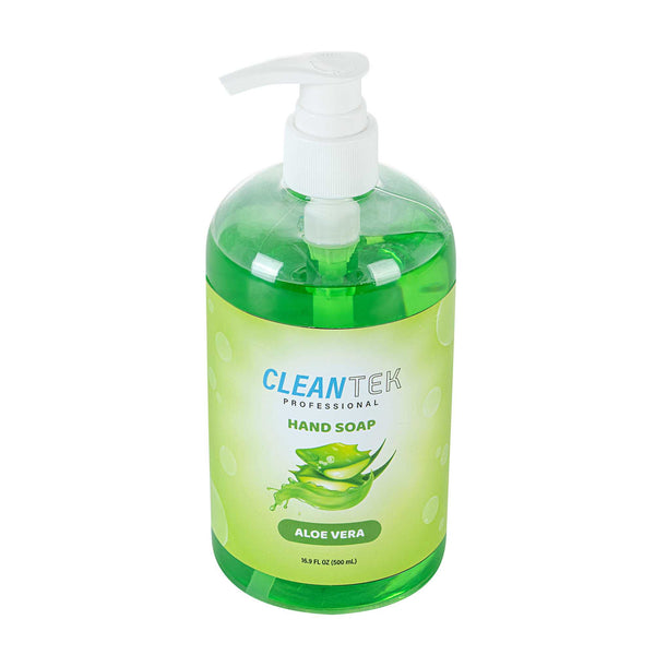 Restaurantware Clean Tek Professional 16.9 Fl. Oz Liquid Hand Soap - Aloe Vera - 24 Count Box