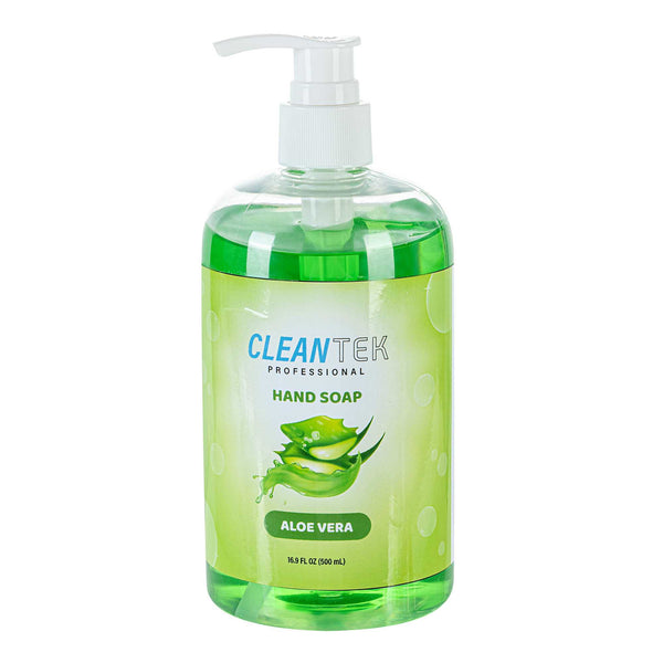 Restaurantware Clean Tek Professional 16.9 Fl. Oz Liquid Hand Soap - Aloe Vera - 24 Count Box