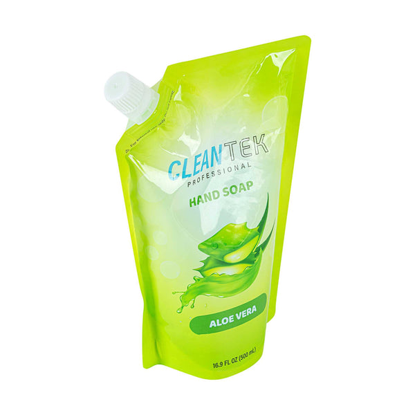 Restaurantware Clean Tek Professional 16.9 Fl. Oz Liquid Hand Soap Refill - Aloe Vera - 24 Count Box