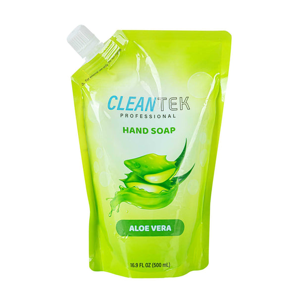 Restaurantware Clean Tek Professional 16.9 Fl. Oz Liquid Hand Soap Refill - Aloe Vera - 24 Count Box