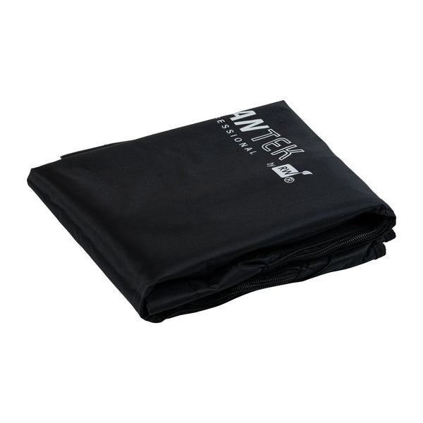 Restaurantware Clean Tek Professional 18 Gal Black Plastic Bag - For 3-Shelf Janitor Cart With Zipper - 1 Count Box