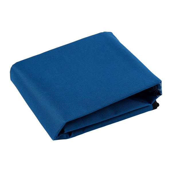 Restaurantware Clean Tek Professional 18 Gal Blue Plastic Bag - For 3-Shelf Janitor Cart - 1 Count Box