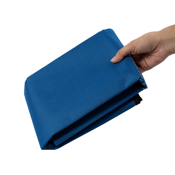 Restaurantware Clean Tek Professional 18 Gal Blue Plastic Bag - For 3-Shelf Janitor Cart - 1 Count Box