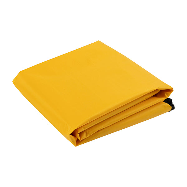 Restaurantware Clean Tek Professional 18 Gal Yellow Plastic Bag - For 3-Shelf Janitor Cart - 1 Count Box