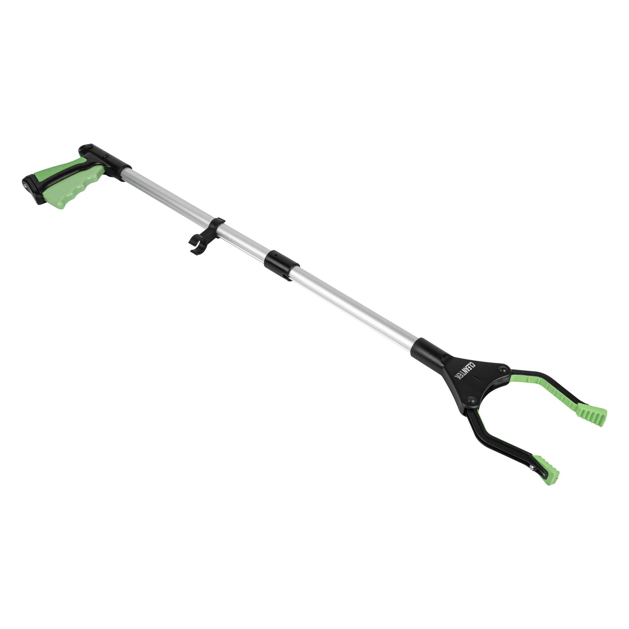 restaurantware Clean Tek Professional 2-Fold Pick-Up Reaching Grabber Tool - Magnetic Tip 360 Degree Rotating Head Trigger Grip - 32 1/4" - 10 count box