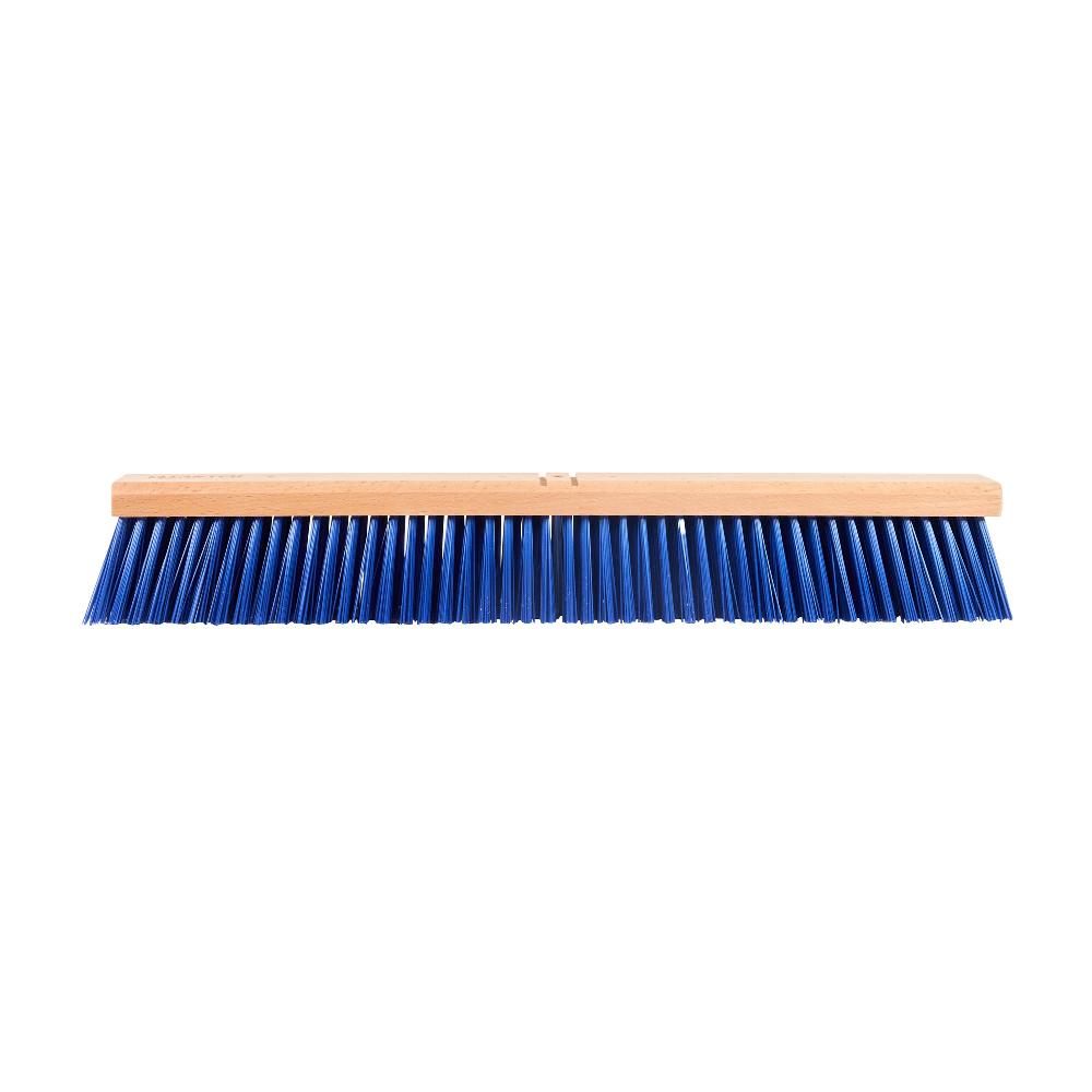 restaurantware Clean Tek Professional 24" Hardwood Contractor / Push Broom Head - with Heavy Flagged Bristles - 1 count box