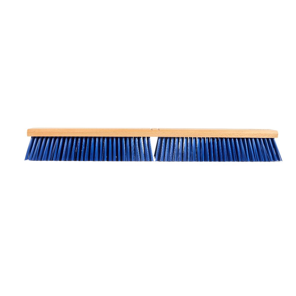 restaurantware Clean Tek Professional 30" Hardwood Contractor / Push Broom Head - with Heavy Flagged Bristles - 1 count box