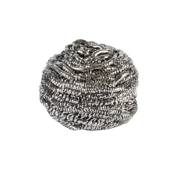 Restaurantware Clean Tek Professional 30g Stainless Steel Scrubber - 100 Count Box