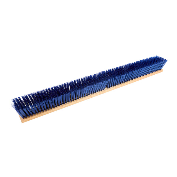 Restaurantware Clean Tek Professional 36" Hardwood Contractor / Push Broom Head - With Heavy Flagged Bristles - 1 Count Box