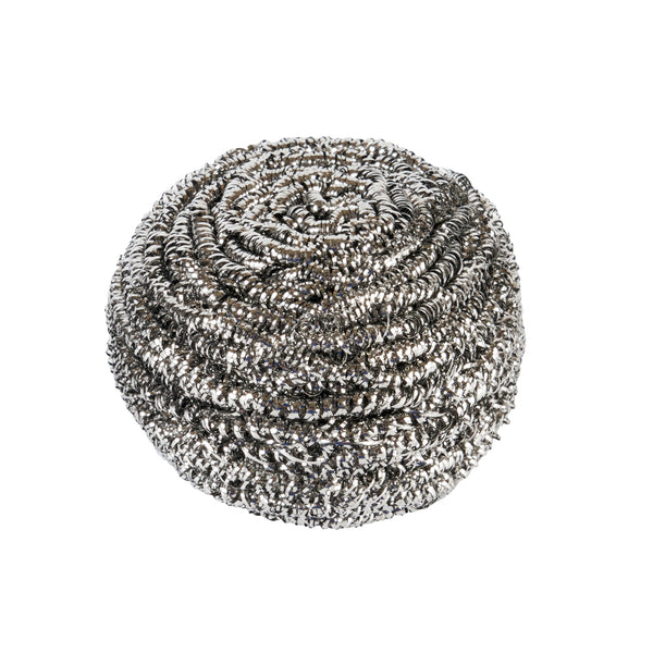 Restaurantware Clean Tek Professional 50g Stainless Steel Scrubber - 100 Count Box