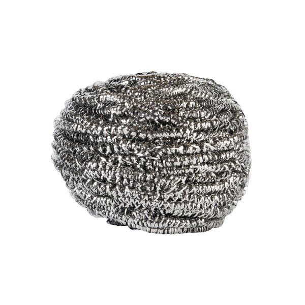 Restaurantware Clean Tek Professional 50g Stainless Steel Scrubber - 100 Count Box
