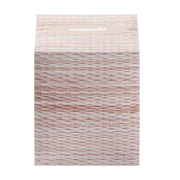 Restaurantware Clean Tek Professional 90 Sheet Facial Tissue Cube - 2-Ply - 36 Count Box