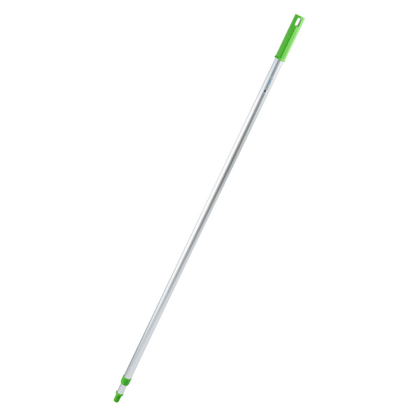Restaurantware Clean Tek Professional Aluminum 2-Section Telescopic Handle - For Window Strip Washer And Floor Squeegee Threaded - 51 1/4" - 1 Count Box