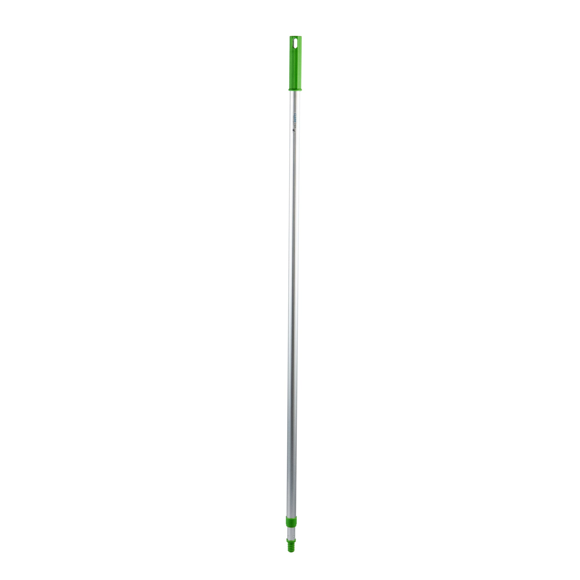 restaurantware Clean Tek Professional Aluminum 2-Section Telescopic Handle - for Window Strip Washer and Floor Squeegee Threaded - 51 1/4" - 1 count box