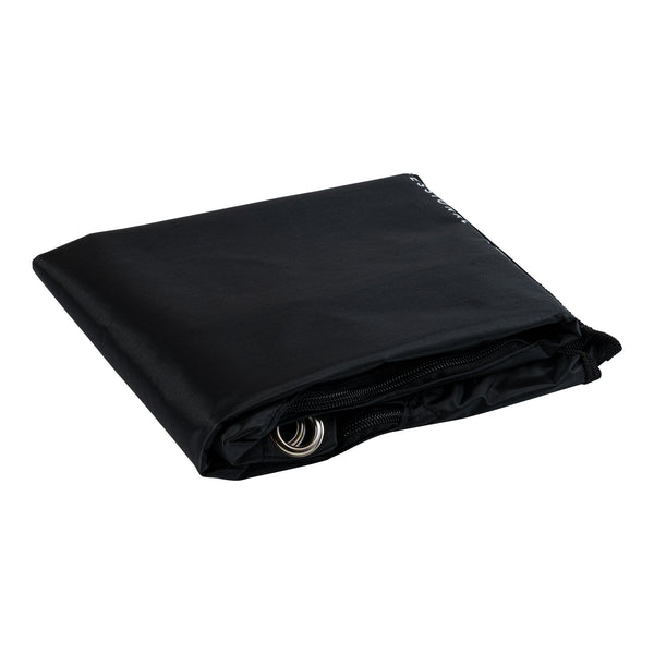 Restaurantware Clean Tek Professional Black Plastic Bag - With Zipper For Heavy Duty 3-Shelf Janitor Cart - 1 Count Box