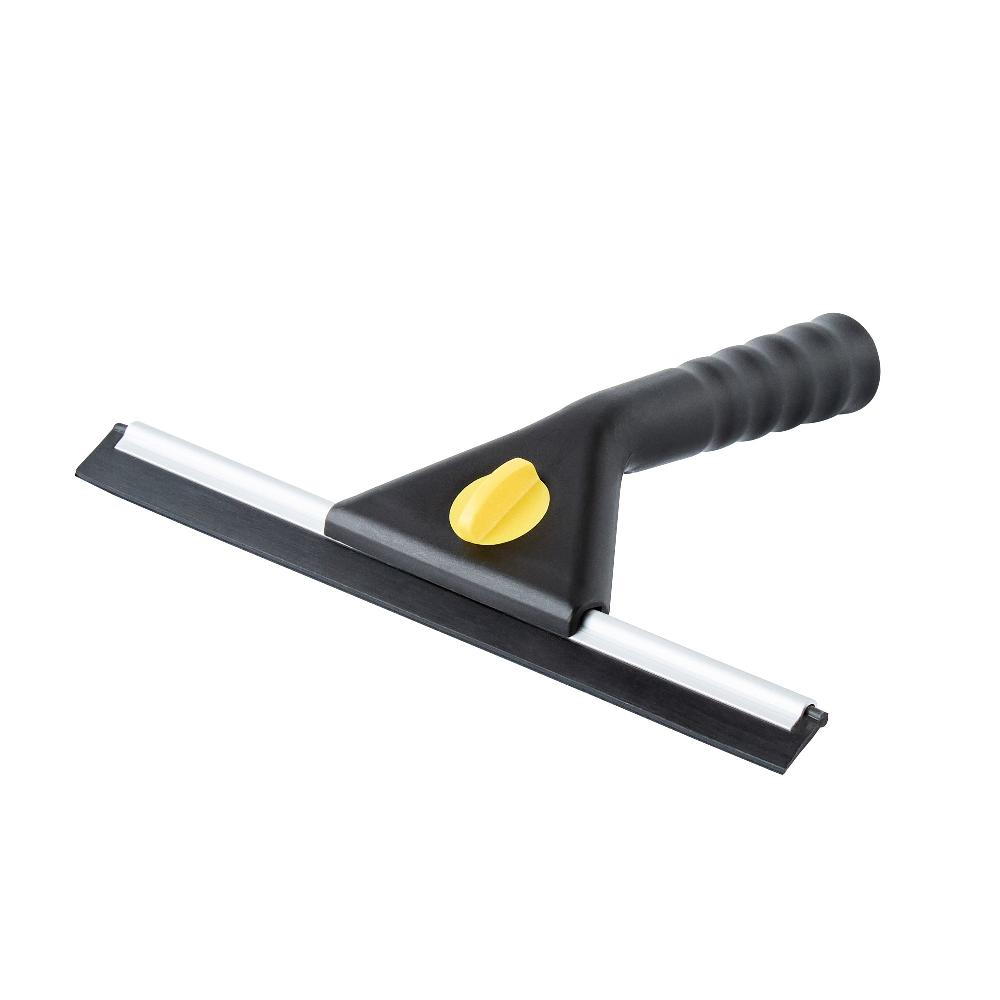 restaurantware Clean Tek Professional Black Plastic Window Squeegee - 9 3/4" - 1 count box