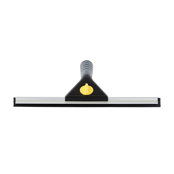 Restaurantware Clean Tek Professional Black Plastic Window Squeegee - 11 3/4" - 1 Count Box