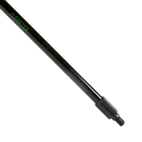Restaurantware Clean Tek Professional Black Steel Push Broom Handle - Threaded - 59" - 1 Count Box