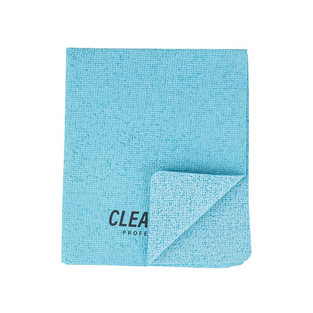 restaurantware Clean Tek Professional Blue Microfiber Cleaning / Drying Cloth - 13'' x 15'' - 100 count box