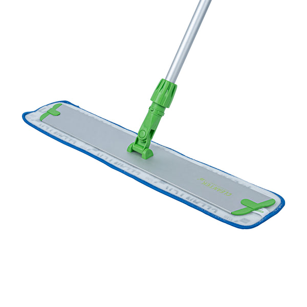 Restaurantware Clean Tek Professional Blue Microfiber Hook And Loop Wet / Dry Mop Pad - 25 1/2" - 1 Count Box