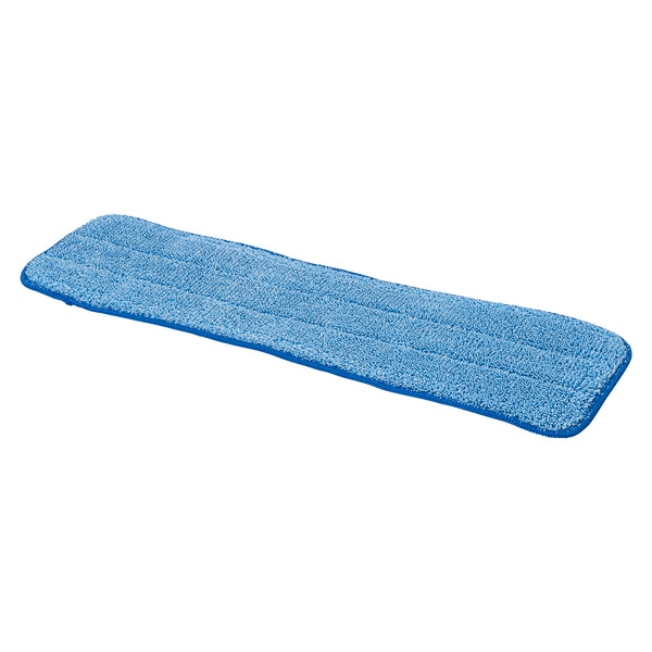 Restaurantware Clean Tek Professional Blue Microfiber Hook And Loop Wet / Dry Mop Pad - 19 1/2" - 1 Count Box