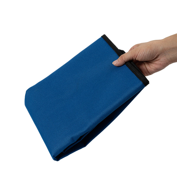 Restaurantware Clean Tek Professional Blue Plastic Bag - For Heavy Duty 3-Shelf Janitor Cart - 1 Count Box