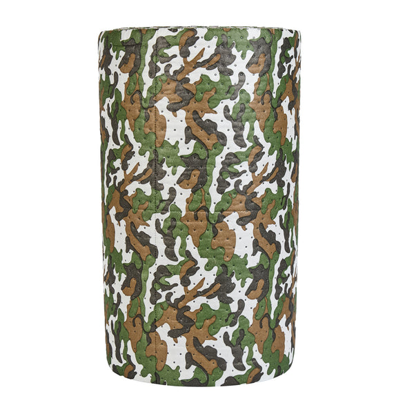 Restaurantware Clean Tek Professional Camouflage Universal Sorbent Mat - Perforated - 150' × 30" - 1 Count Box