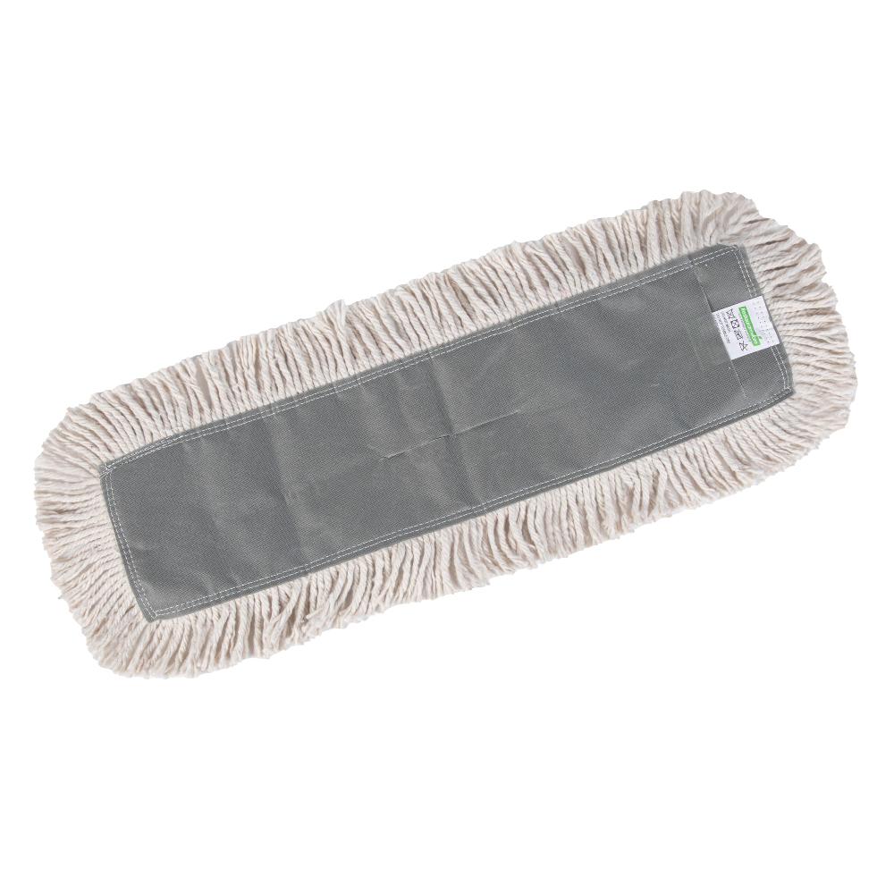 restaurantware Clean Tek Professional Cotton Dry Dust Mop Head - 24" x 5" - 1 count box