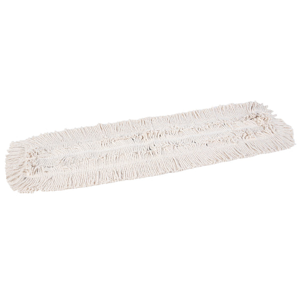 Restaurantware Clean Tek Professional Cotton Dry Dust Mop Head - 35 3/4" X 5" - 1 Count Box