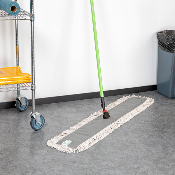 Restaurantware Clean Tek Professional Cotton Dry Dust Mop Head - 48" X 5" - 1 Count Box