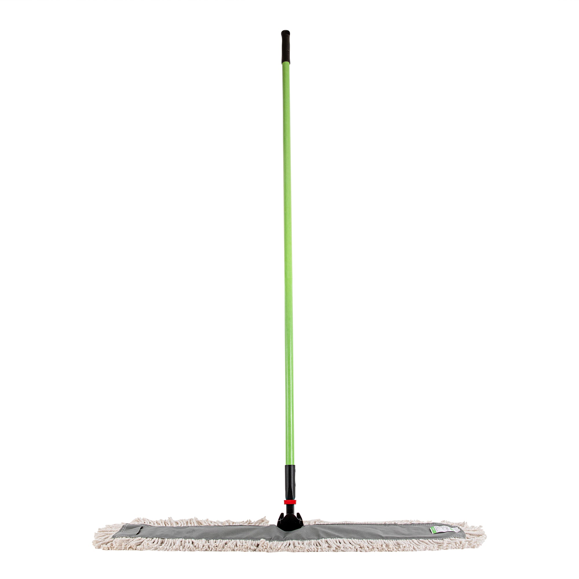 restaurantware Clean Tek Professional Cotton Dust / Dry Mop - with 64" Handle - 35 3/4" x 5" - 1 count box