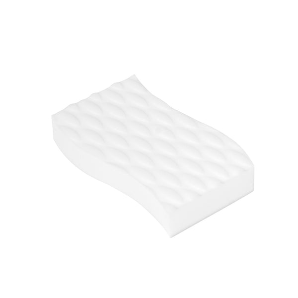 Restaurantware Clean Tek Professional Extra Power White Eraser Sponge - Textured - 4 1/2" X 2 1/2" X 3/4" - 60 Count Box